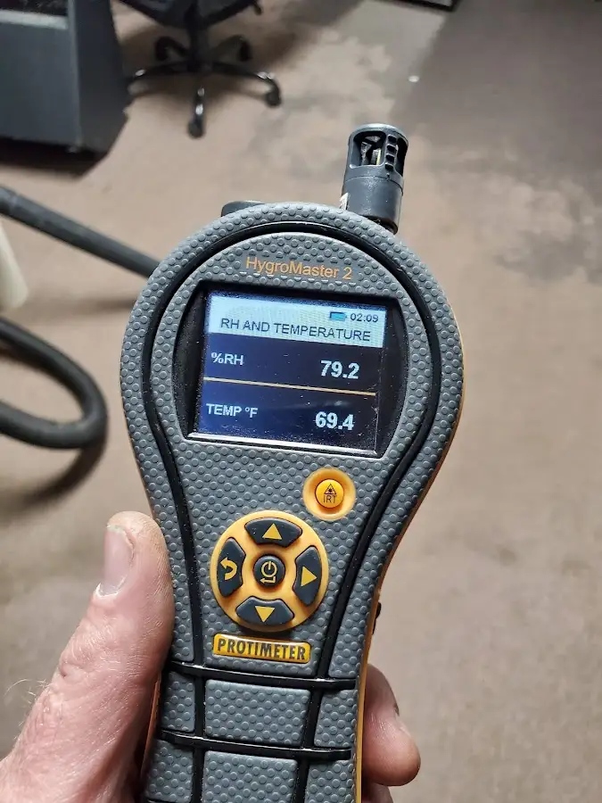 Moisture meter humidity assessment for Mold Remediation & Removal in Hempstead